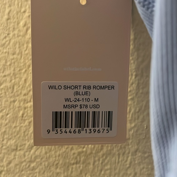 Wilo Short Ribbed Romper - Picture 7 of 8